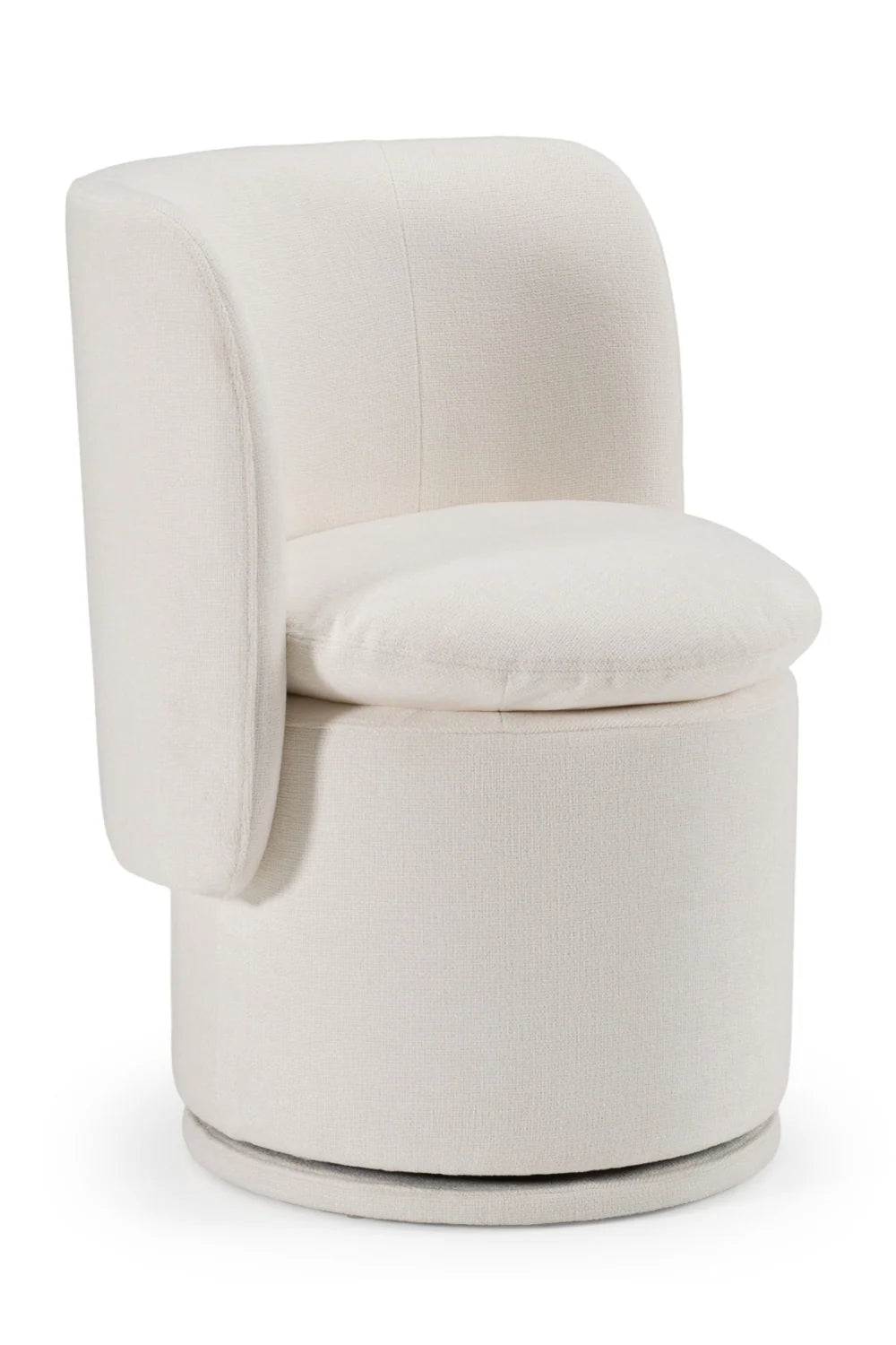 Luxury Rounded Swivel Modern Dining Chair European Style for Villa