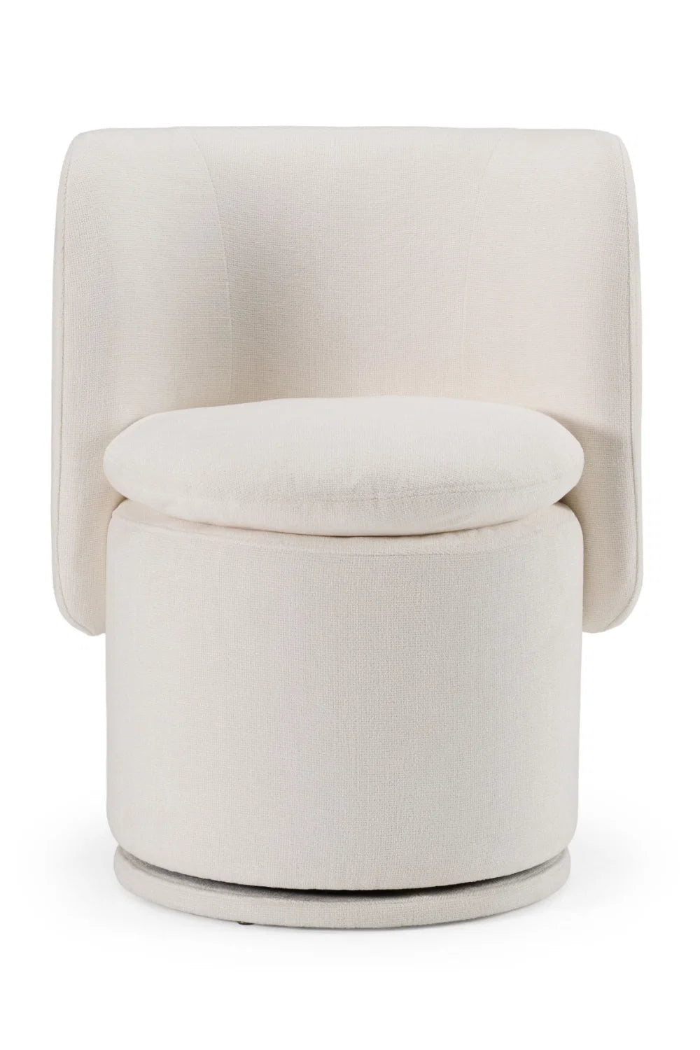 Luxury Rounded Swivel Modern Dining Chair European Style for Villa