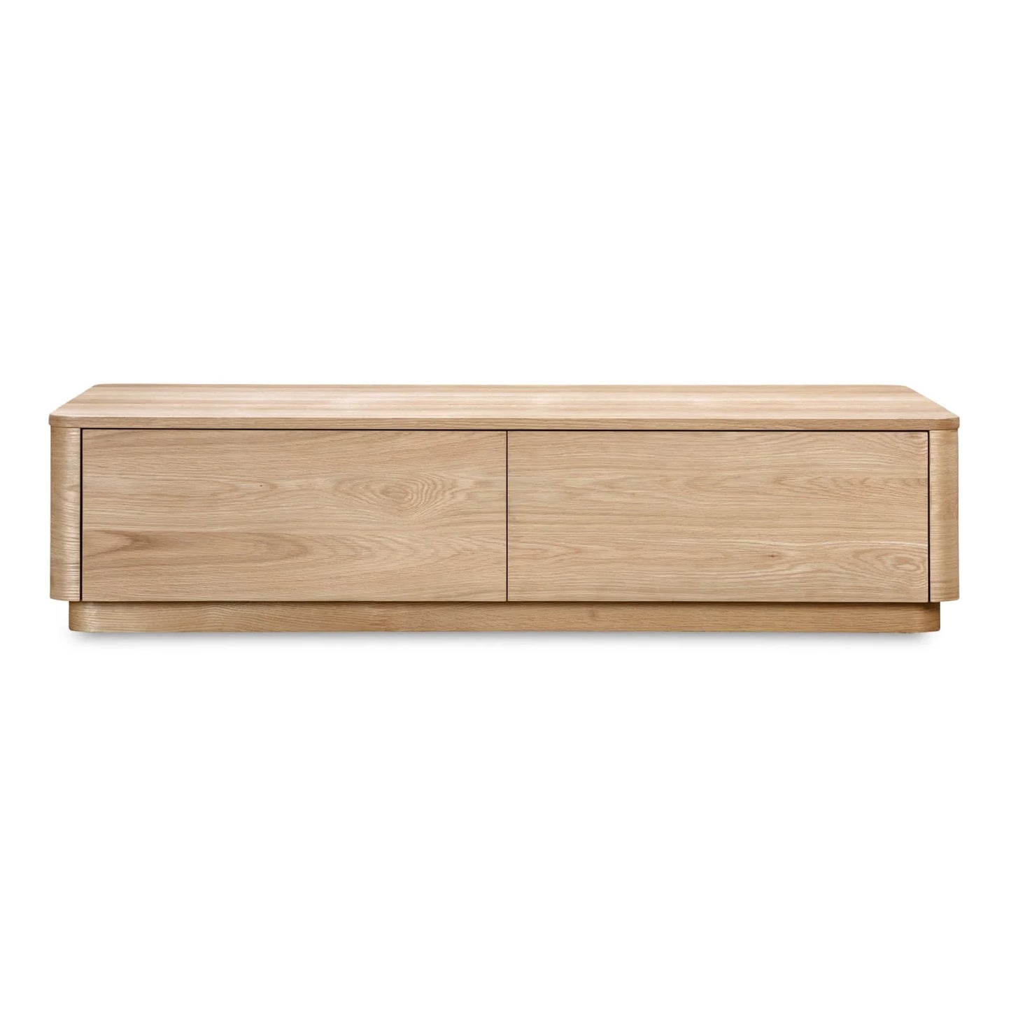 Luxury Rounded Wooden Rectangular Coffee Table Modern Italian Style for Villa