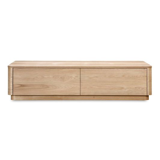 Luxury Rounded Wooden Rectangular Coffee Table Modern Italian Style for Villa
