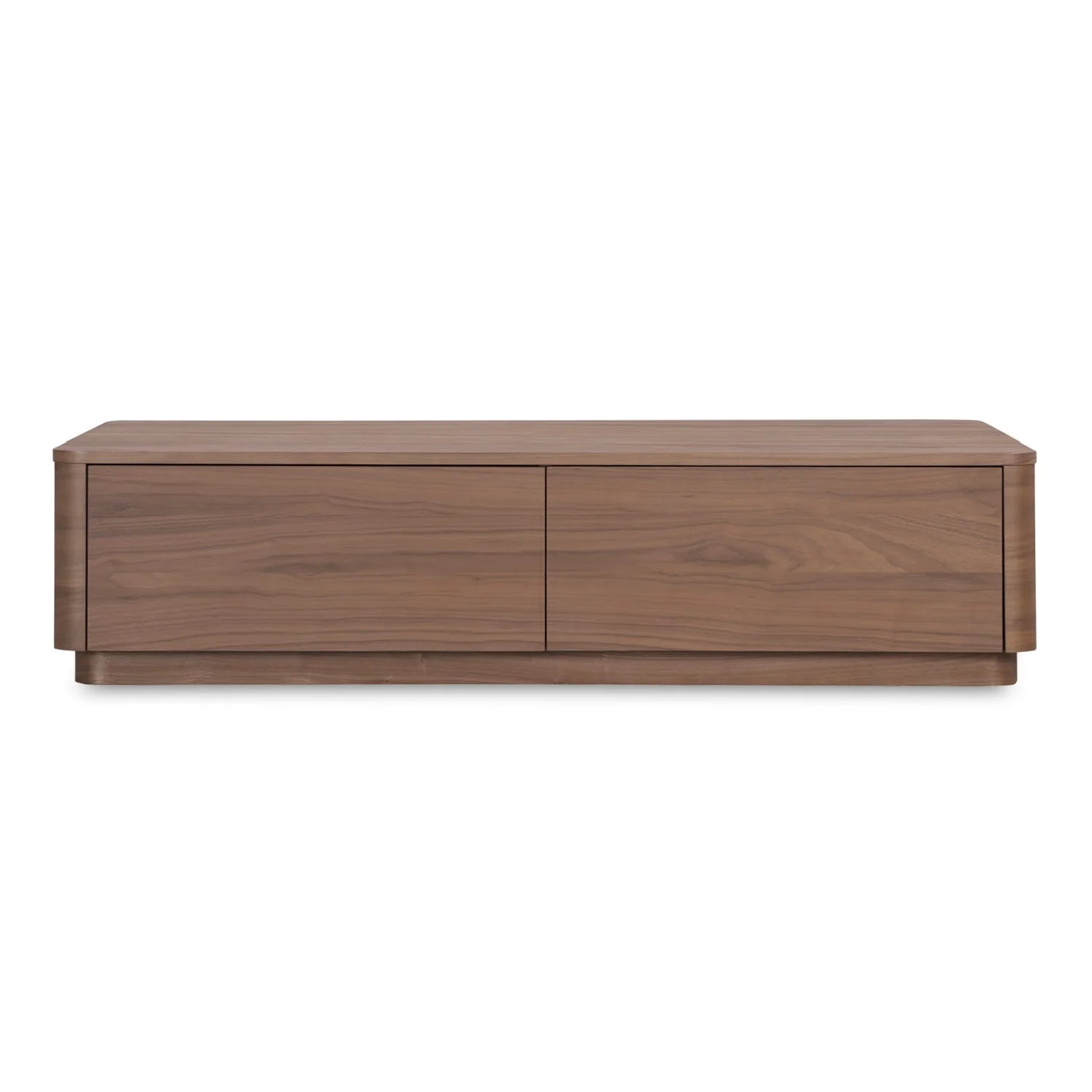 Luxury Rounded Wooden Rectangular Coffee Table Modern Italian Style for Villa