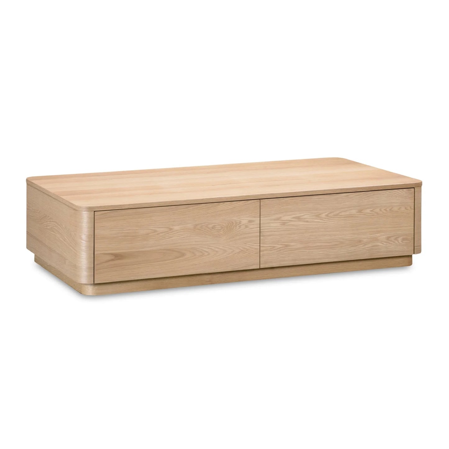 Luxury Rounded Wooden Rectangular Coffee Table Modern Italian Style for Villa