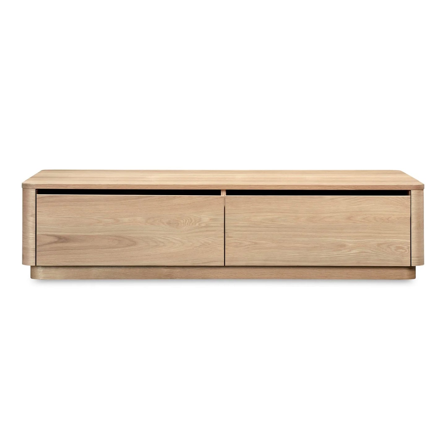 Luxury Rounded Wooden Rectangular Coffee Table Modern Italian Style for Villa