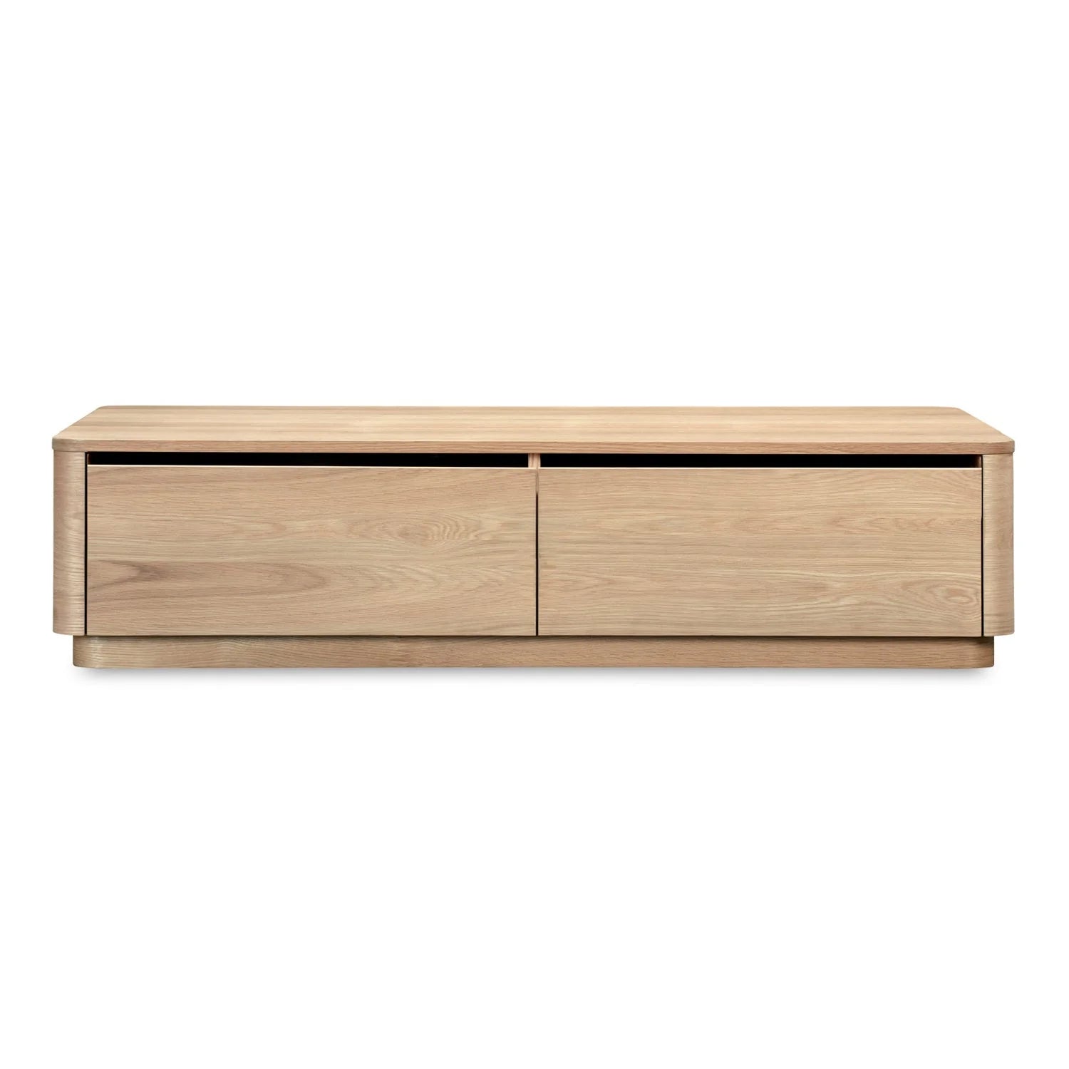 Luxury Rounded Wooden Rectangular Coffee Table Modern Italian Style for Villa