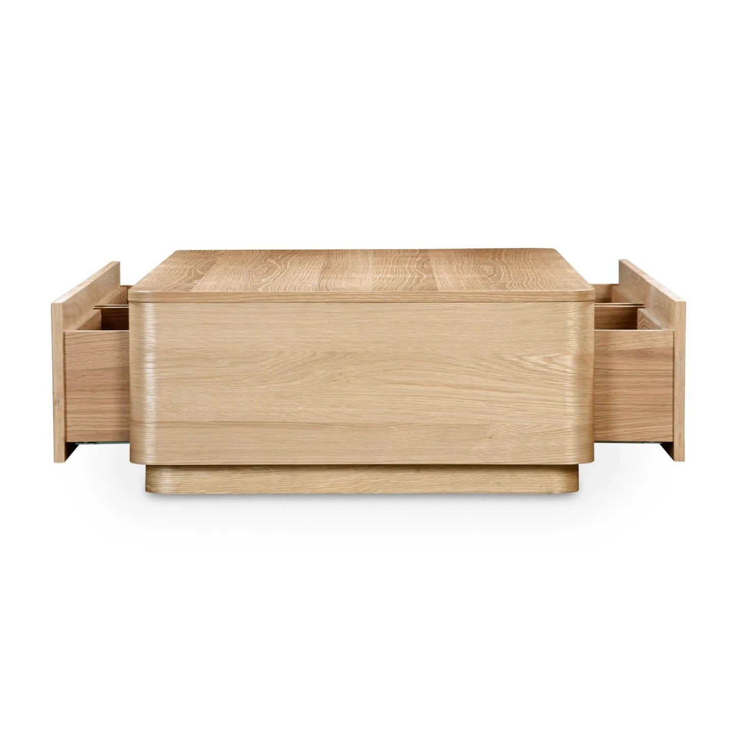 Luxury Rounded Wooden Rectangular Coffee Table Modern Italian Style for Villa
