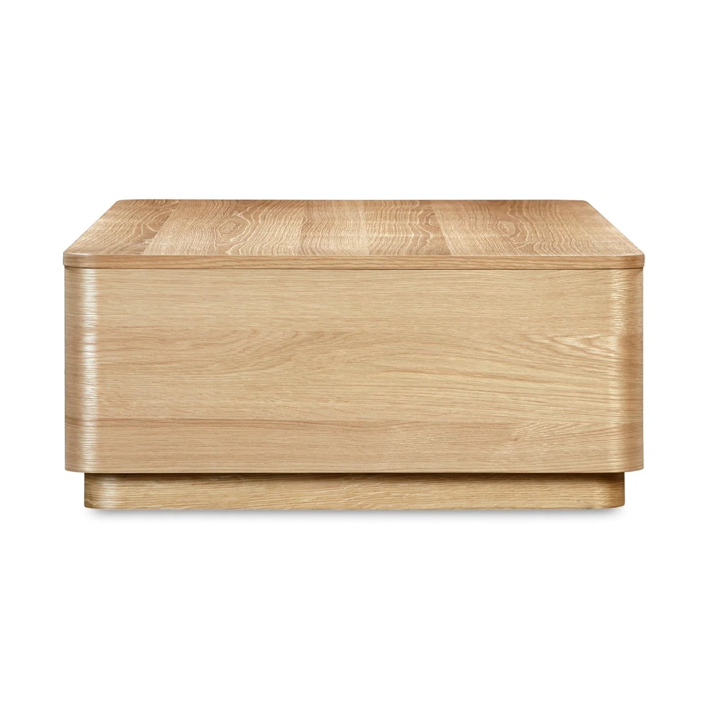 Luxury Rounded Wooden Rectangular Coffee Table Modern Italian Style for Villa
