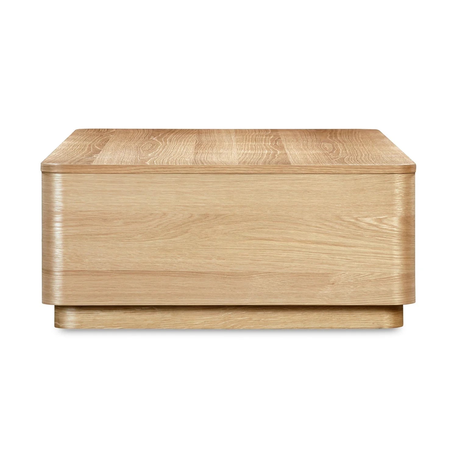 Luxury Rounded Wooden Rectangular Coffee Table Modern Italian Style for Villa