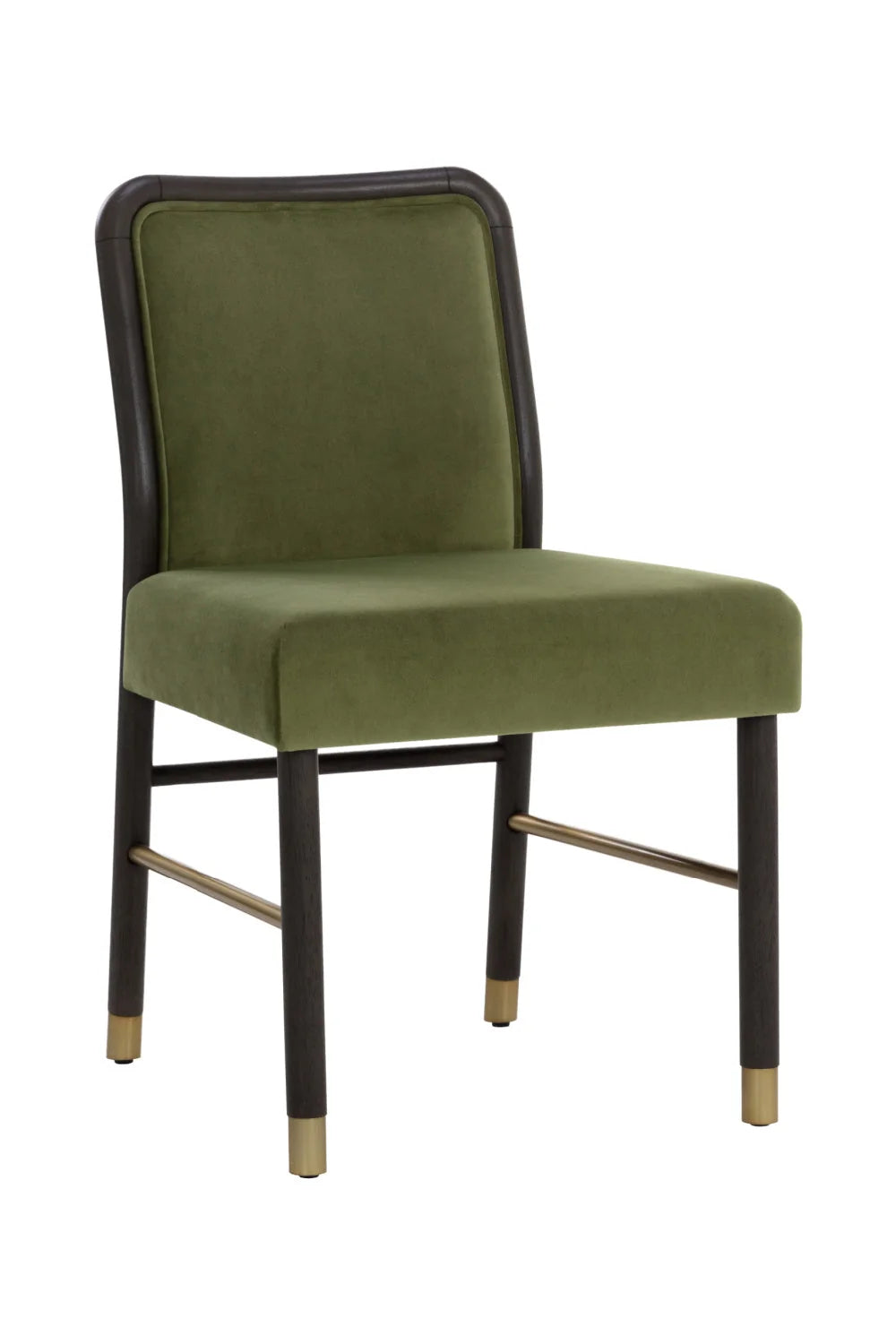 Luxury Rubberwood Framed Modern Dining Chair European Style for Villa