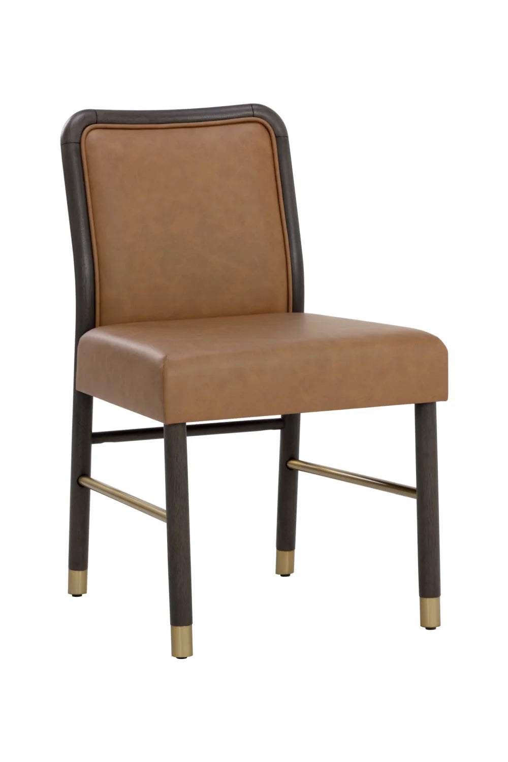 Luxury Rubberwood Framed Modern Dining Chair European Style for Villa