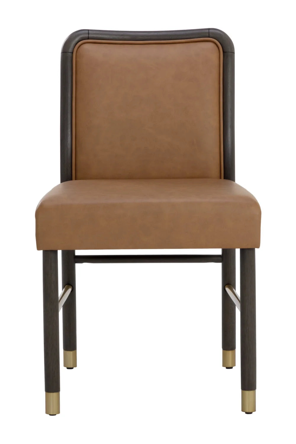 Luxury Rubberwood Framed Modern Dining Chair European Style for Villa
