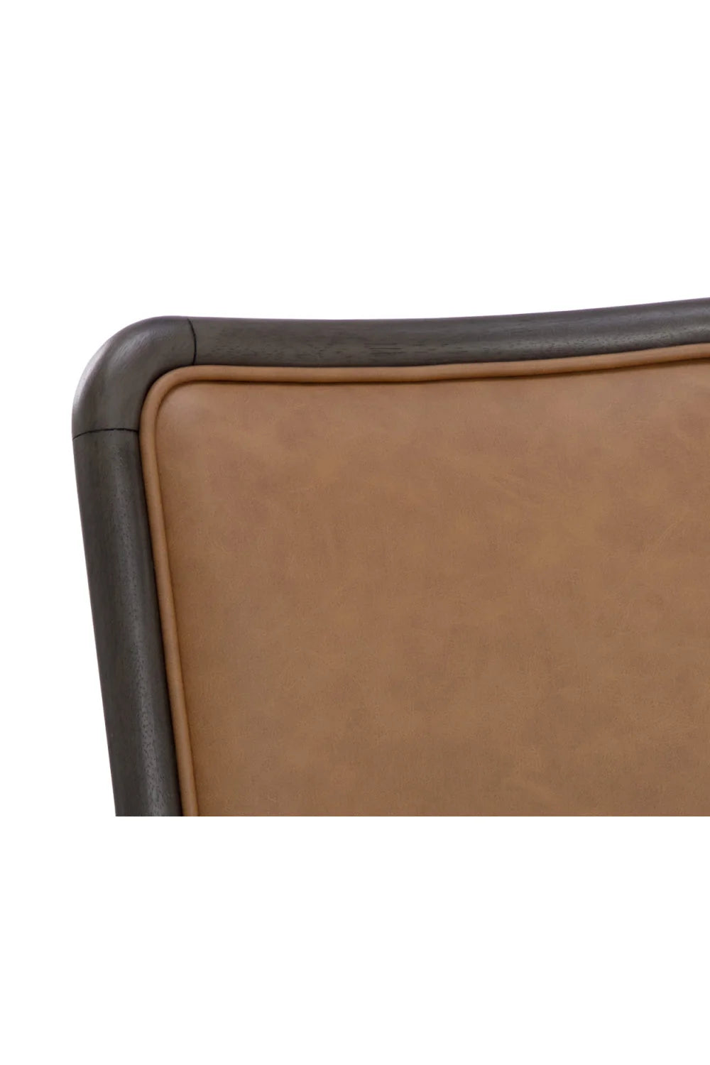 Luxury Rubberwood Framed Modern Dining Chair European Style for Villa