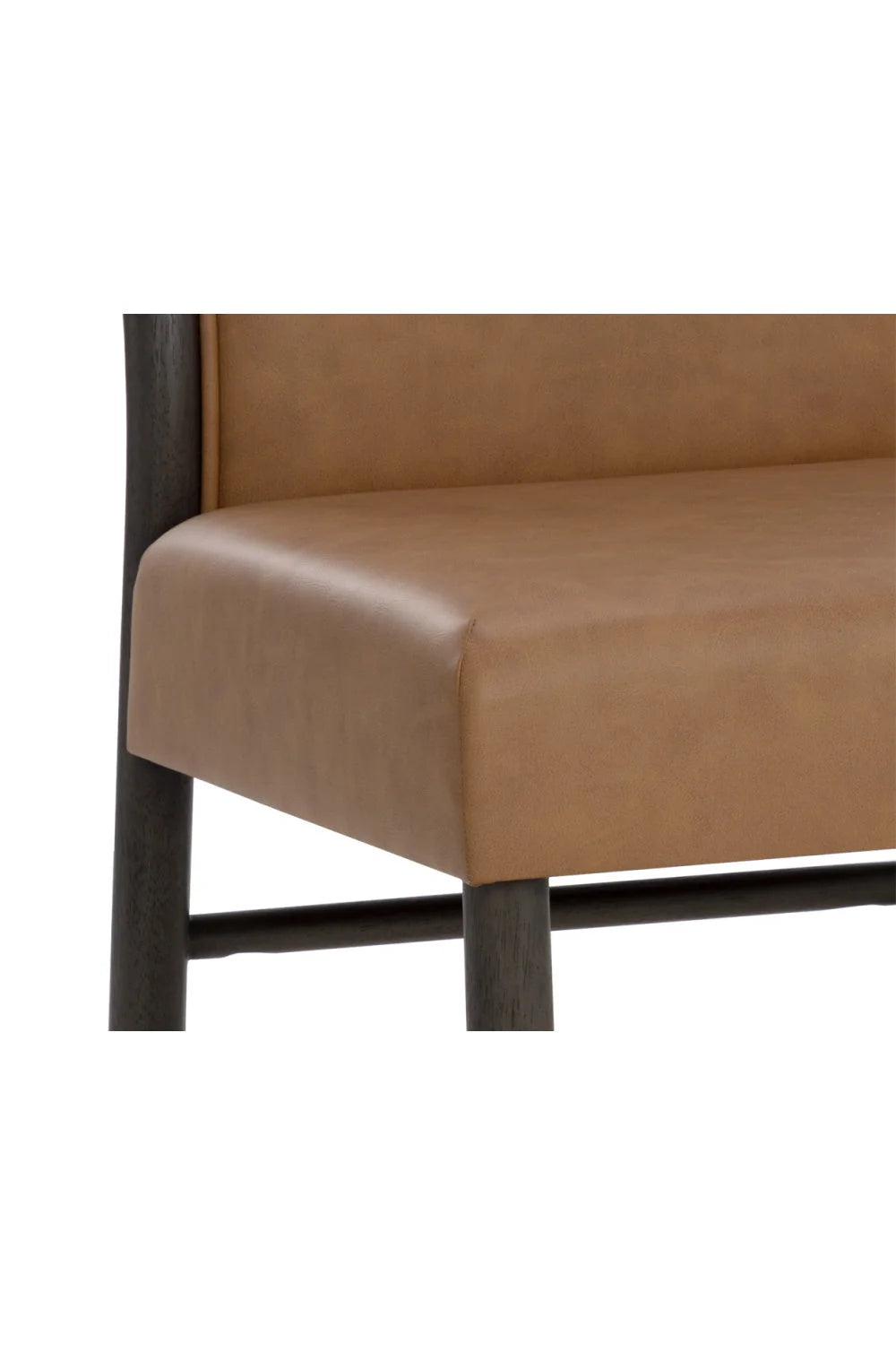 Luxury Rubberwood Framed Modern Dining Chair European Style for Villa