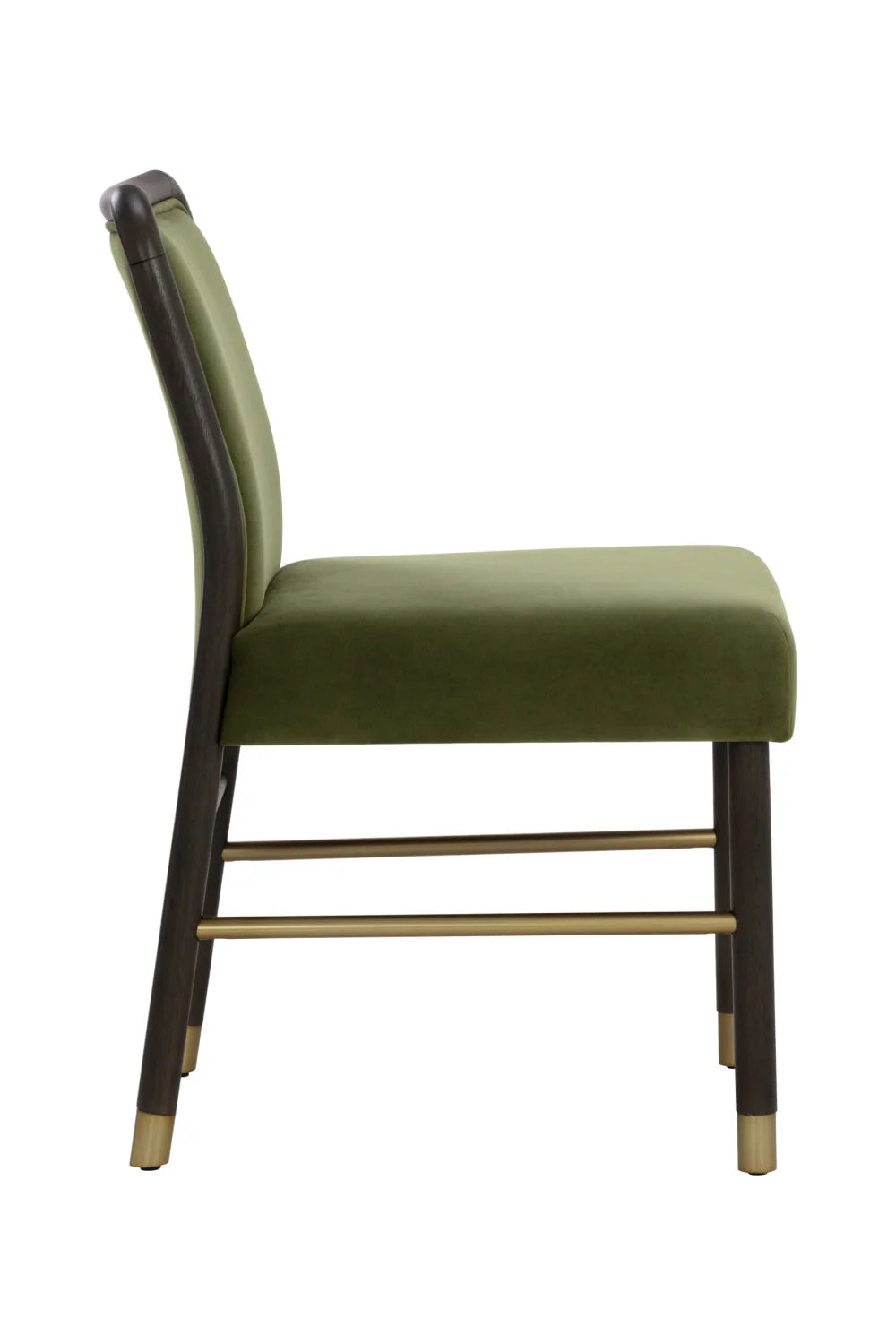Luxury Rubberwood Framed Modern Dining Chair European Style for Villa
