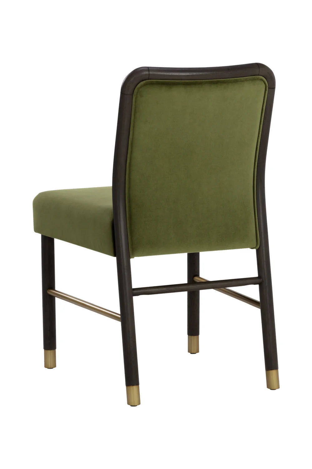 Luxury Rubberwood Framed Modern Dining Chair European Style for Villa