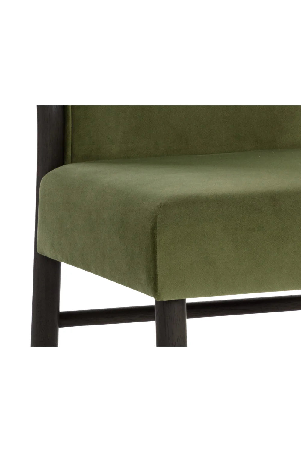 Luxury Rubberwood Framed Modern Dining Chair European Style for Villa