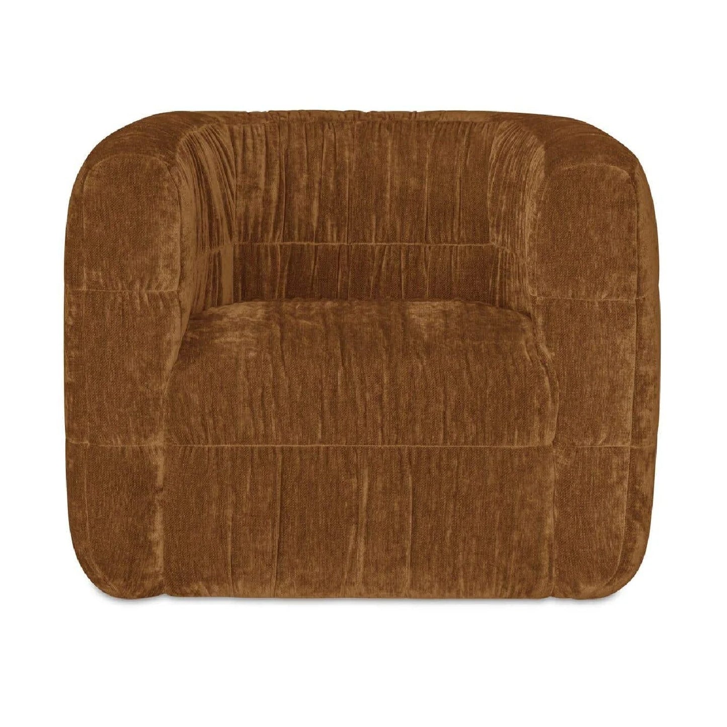 Luxury Ruched Chenille Swivel Chair Modern Italian Style for Villa
