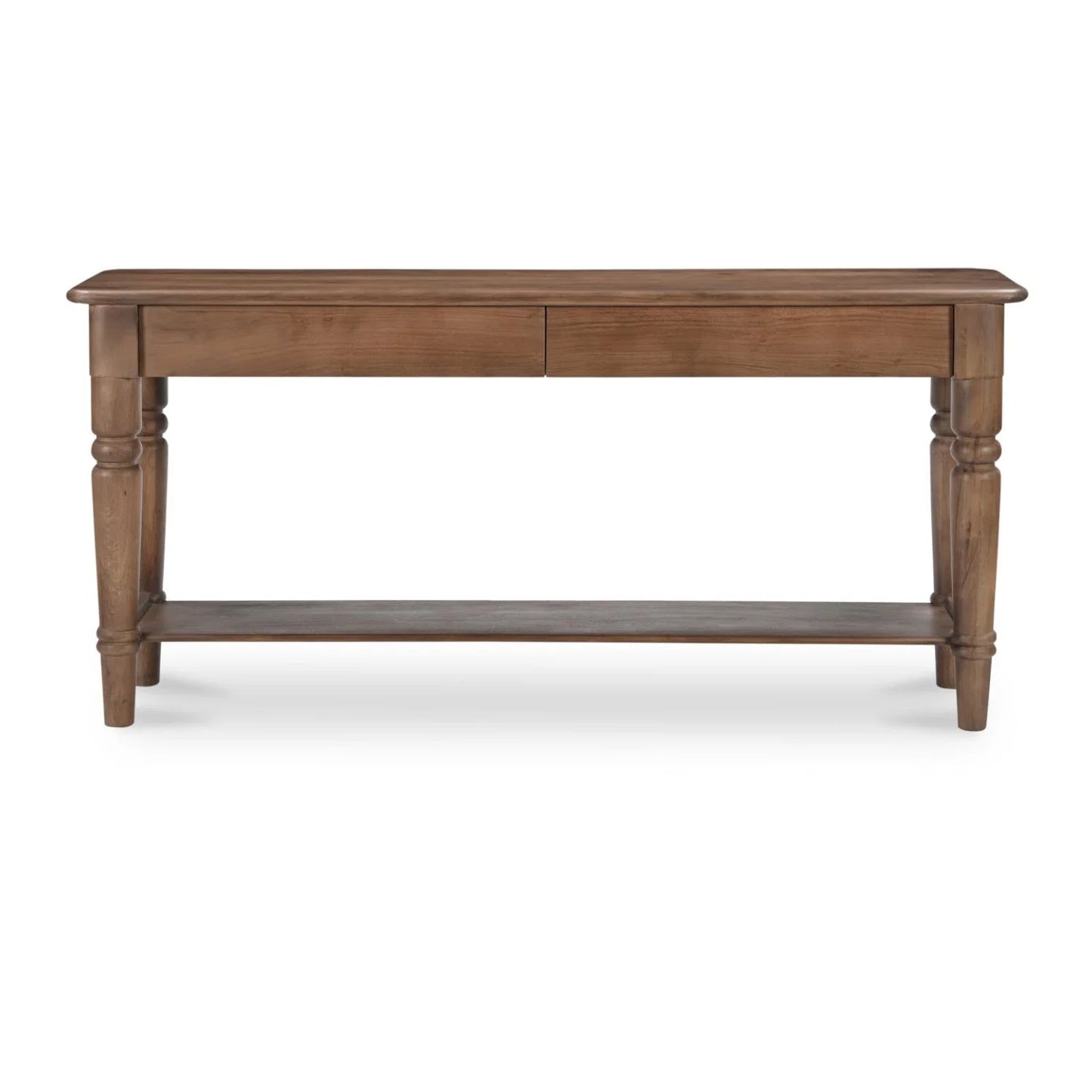 Luxury Russet Acacia Console Table Modern Italian Style for Villa