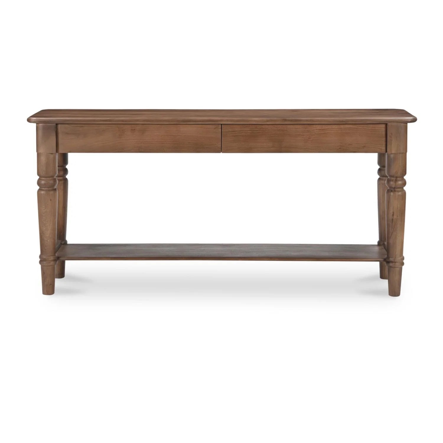 Luxury Russet Acacia Console Table Modern Italian Style for Villa