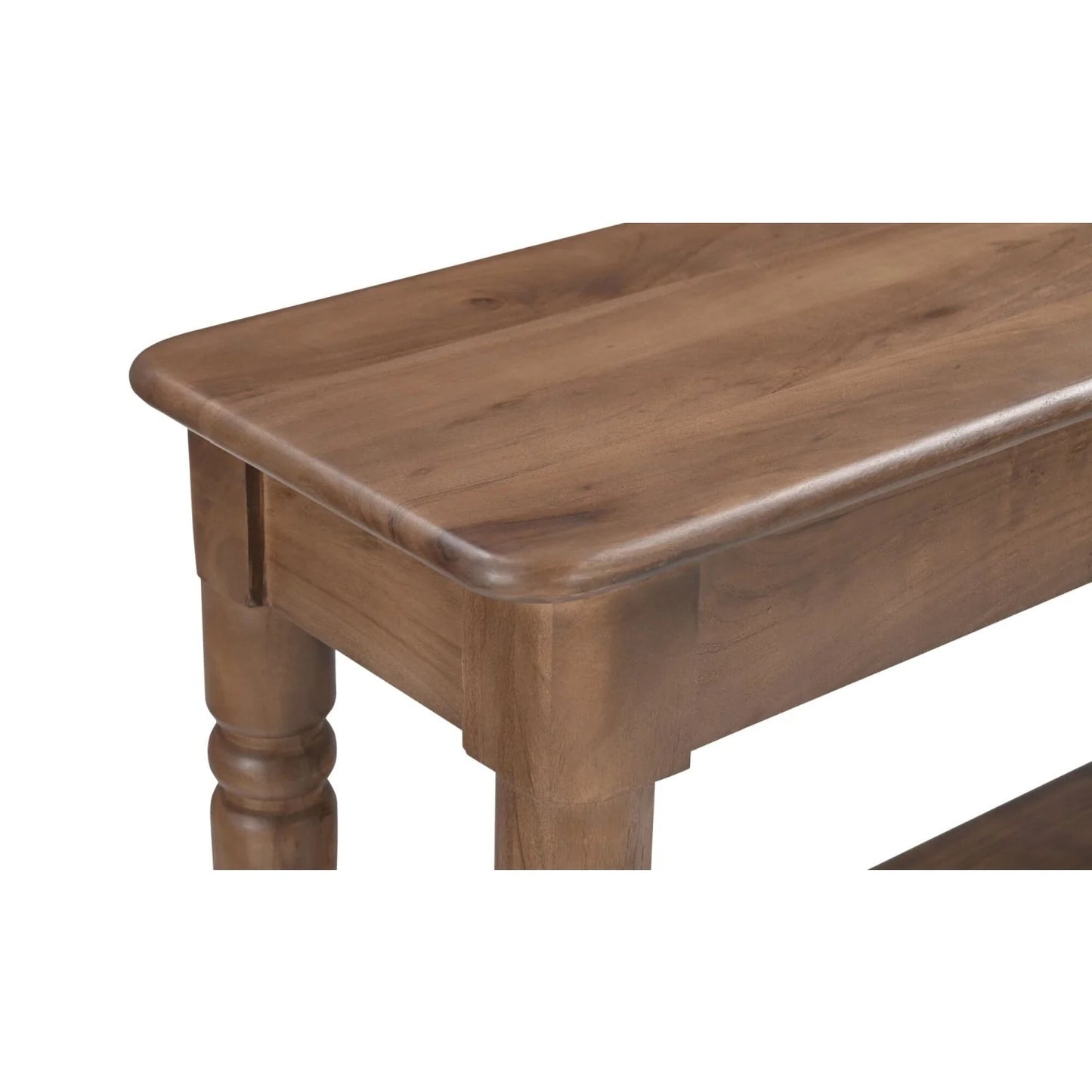 Luxury Russet Acacia Console Table Modern Italian Style for Villa