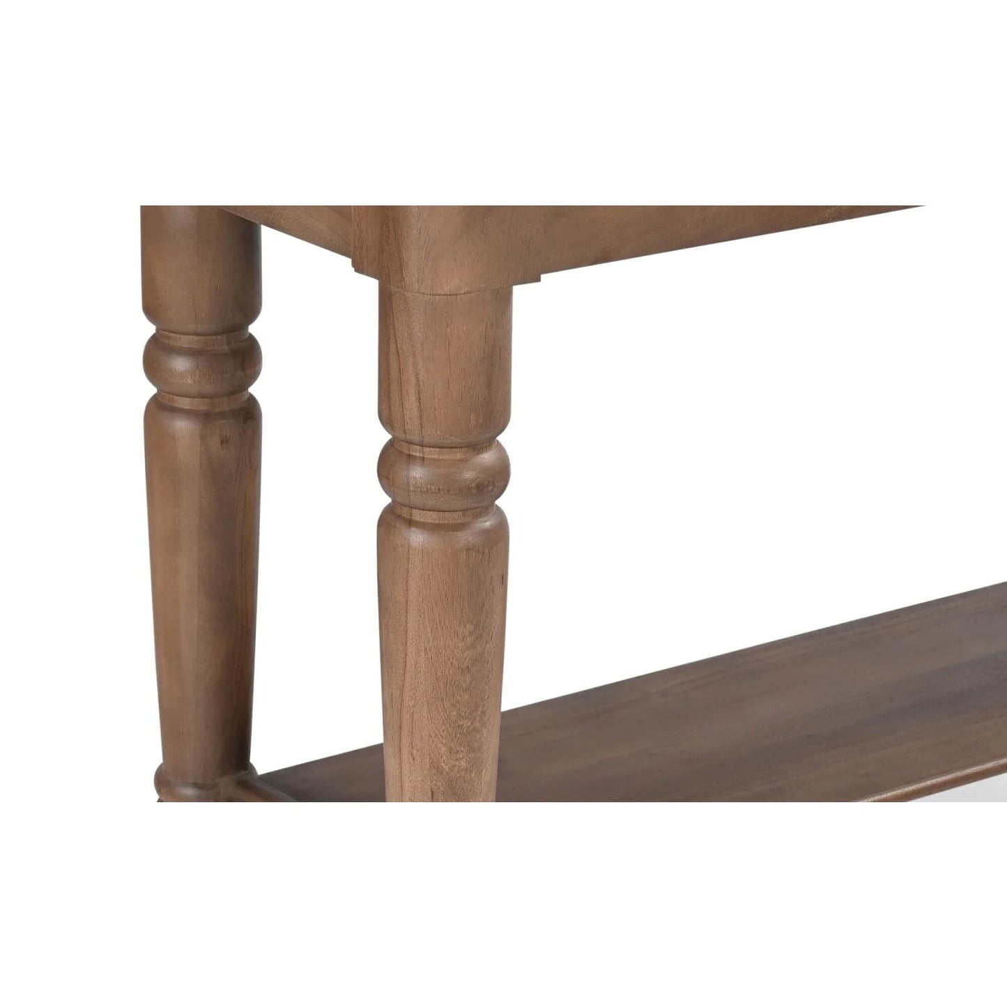Luxury Russet Acacia Console Table Modern Italian Style for Villa