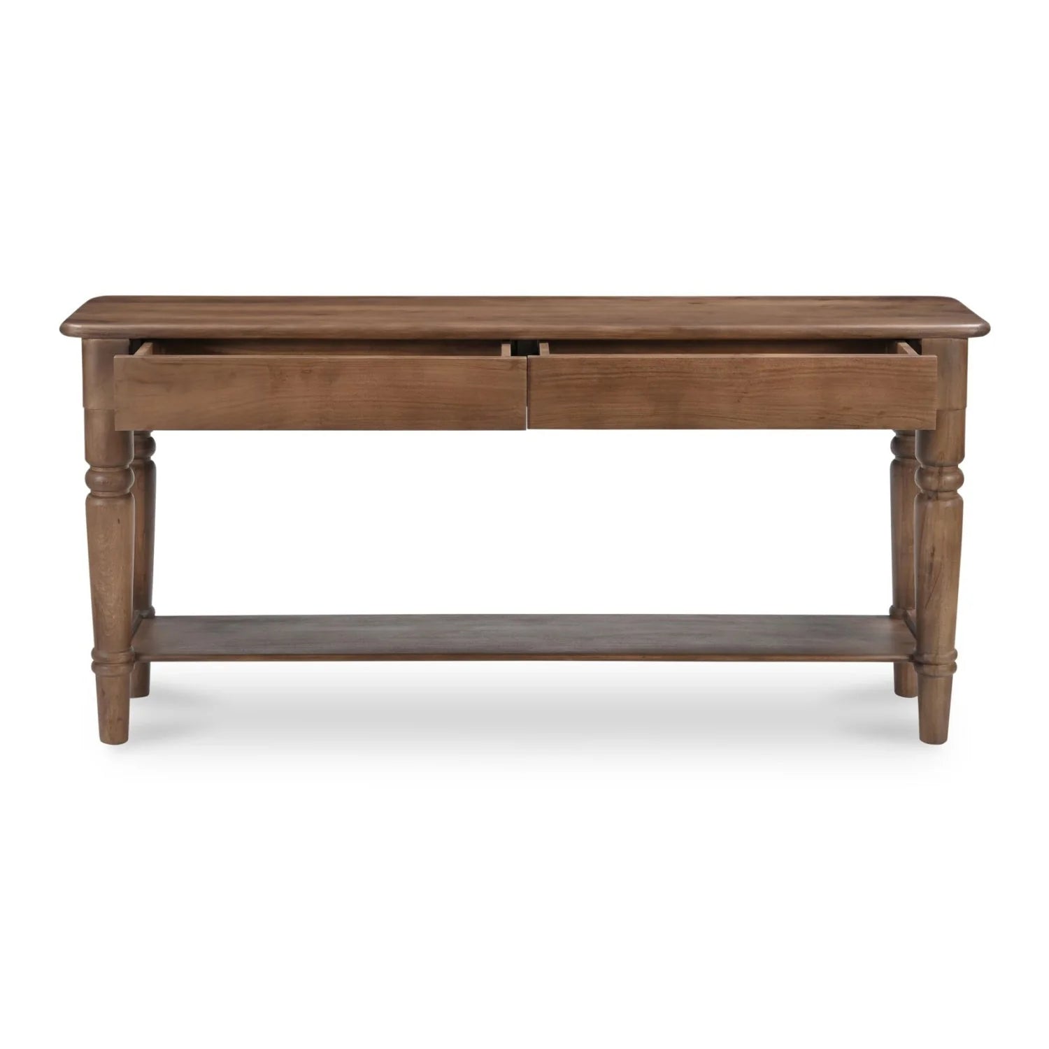 Luxury Russet Acacia Console Table Modern Italian Style for Villa