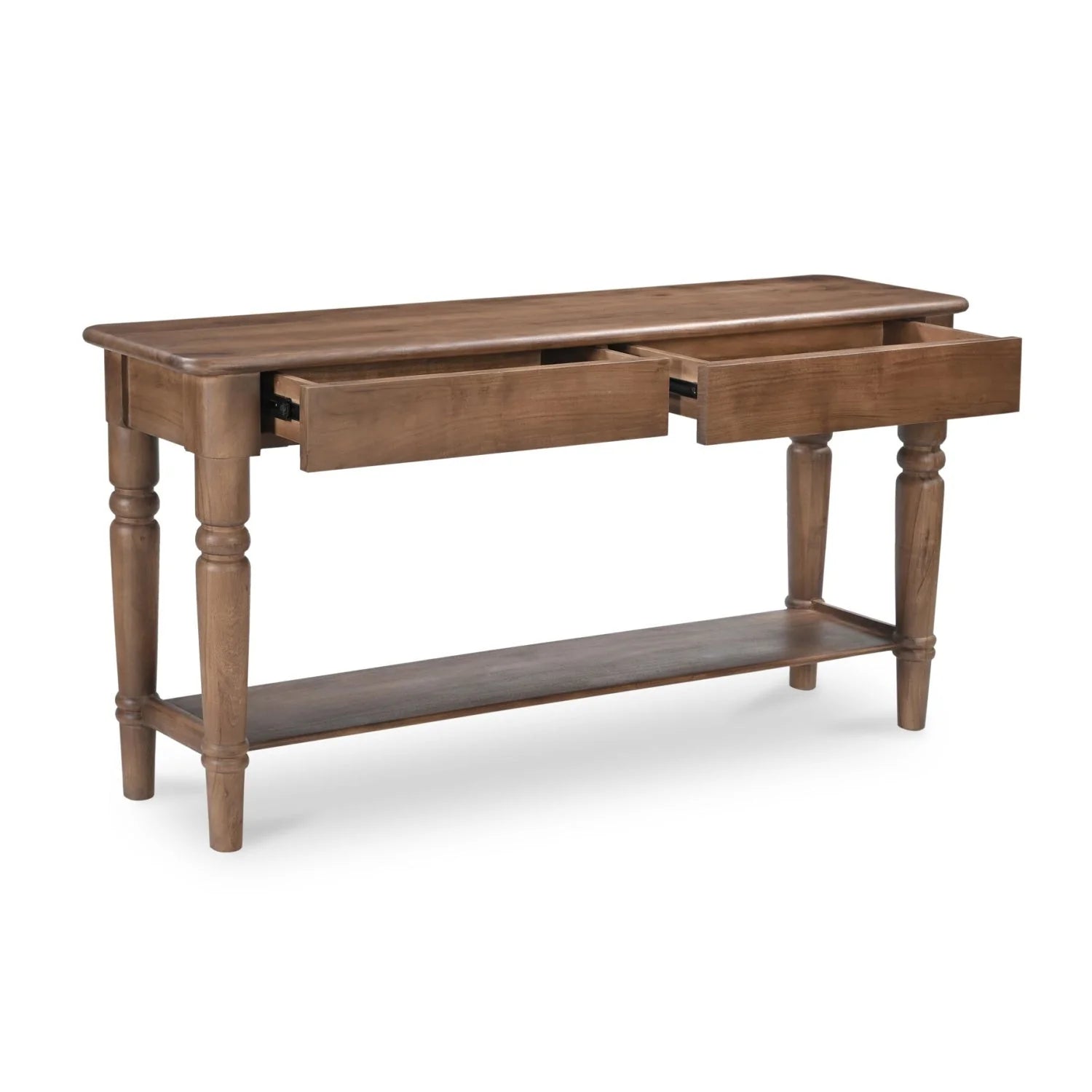 Luxury Russet Acacia Console Table Modern Italian Style for Villa