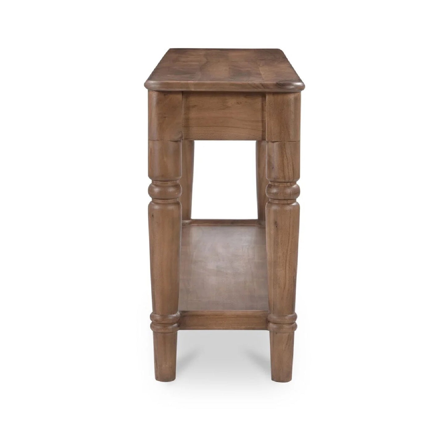 Luxury Russet Acacia Console Table Modern Italian Style for Villa