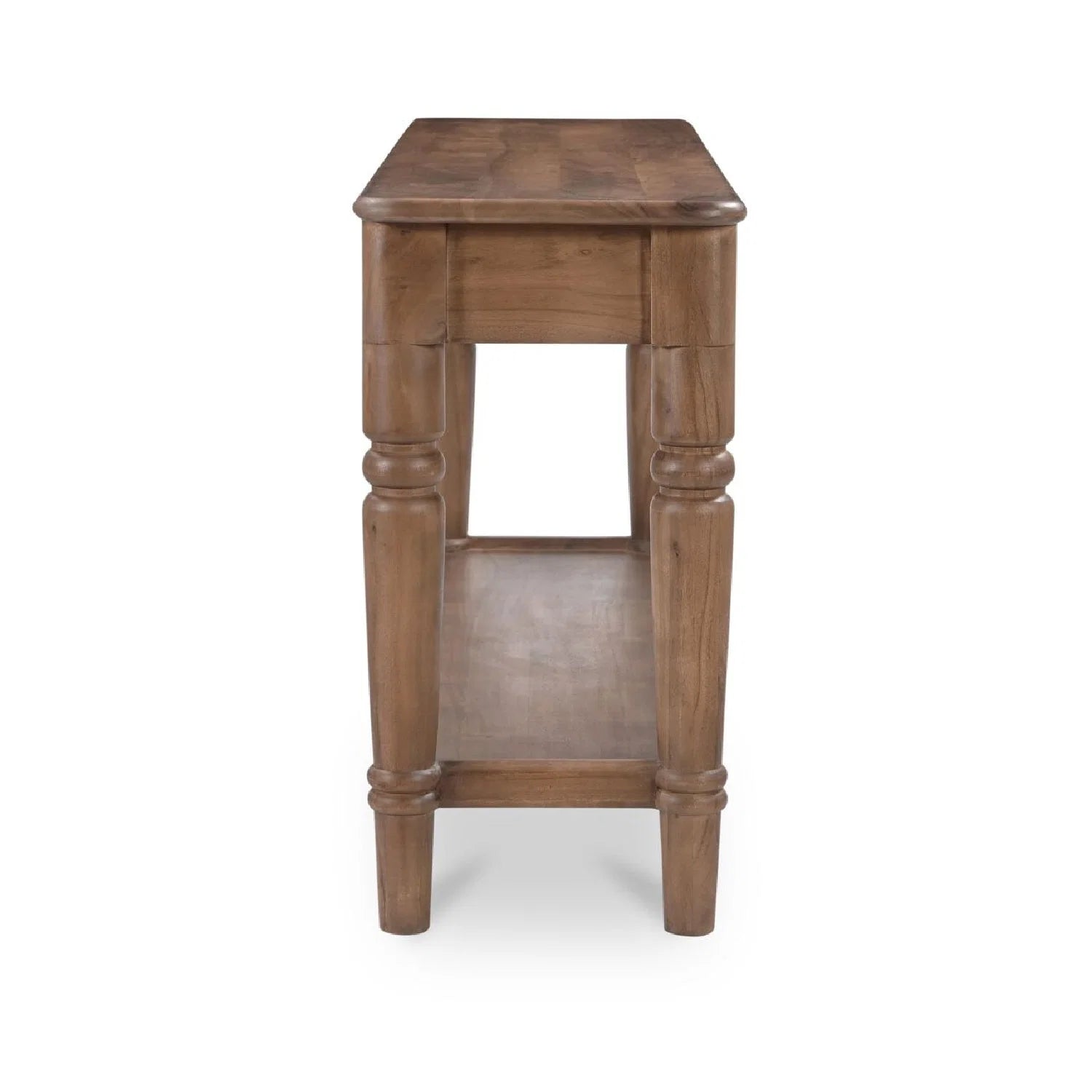 Luxury Russet Acacia Console Table Modern Italian Style for Villa