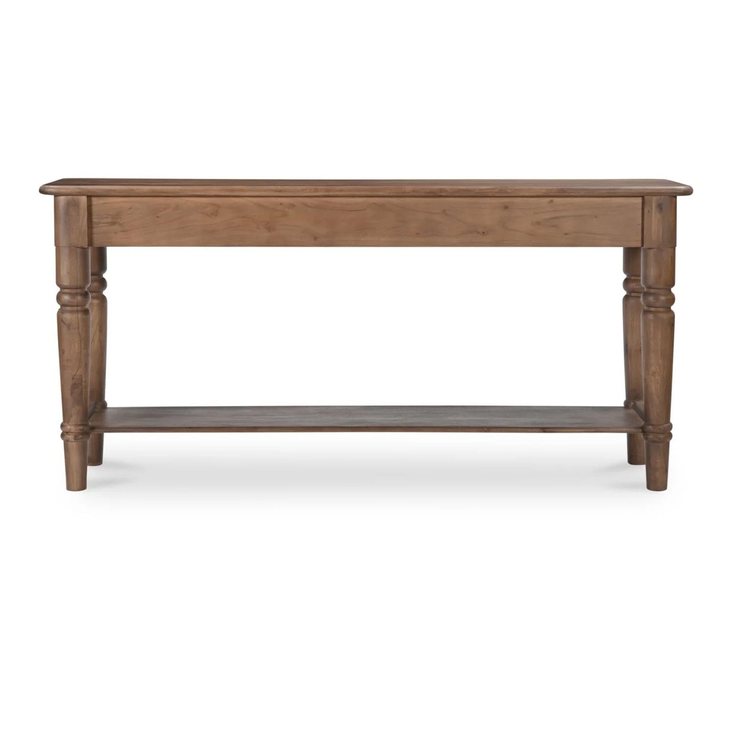 Luxury Russet Acacia Console Table Modern Italian Style for Villa