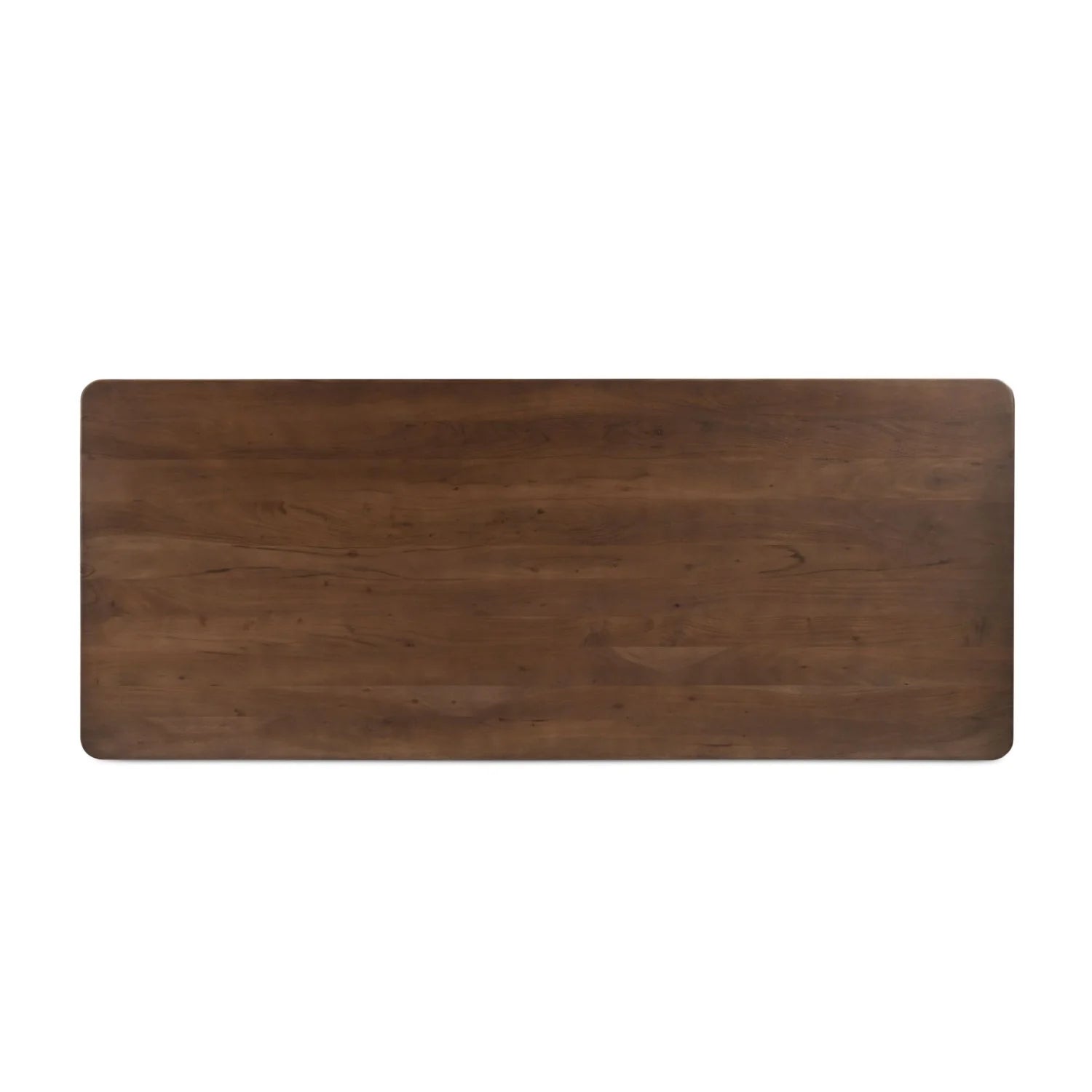 Luxury Russet Brown Acacia Dining Table Modern Italian Style for Villa