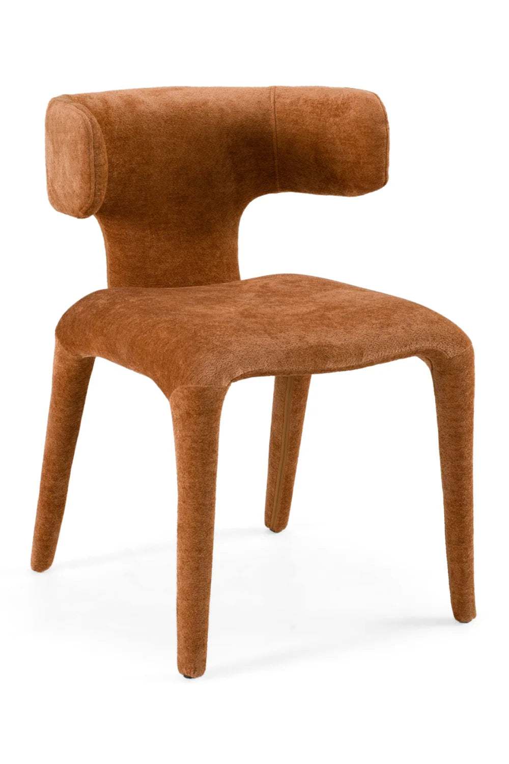 Luxury Rust Modern Dining Chair European Style for Villa