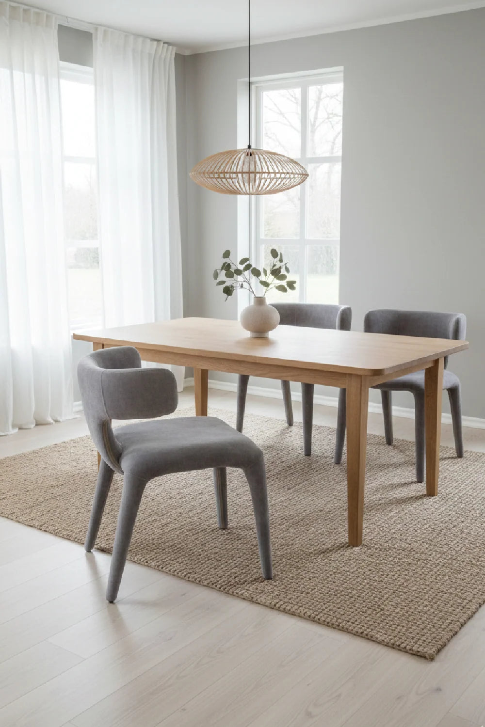 Luxury Rust Modern Dining Chair European Style for Villa