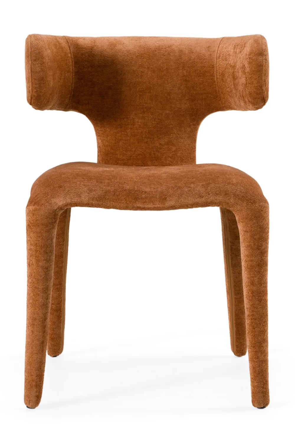 Luxury Rust Modern Dining Chair European Style for Villa