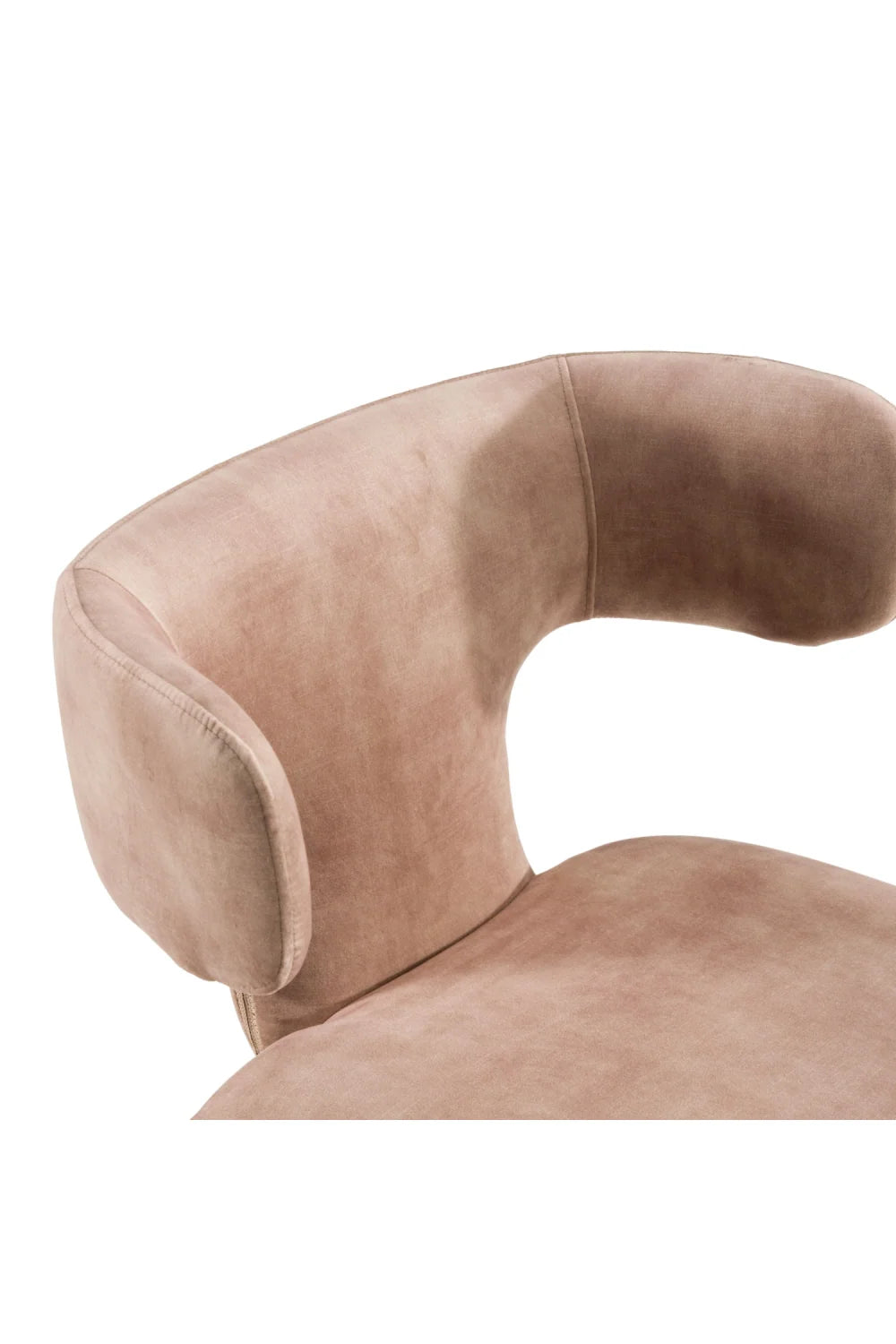 Luxury Rust Modern Dining Chair European Style for Villa