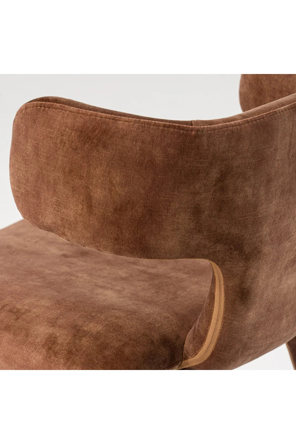 Luxury Rust Modern Dining Chair European Style for Villa