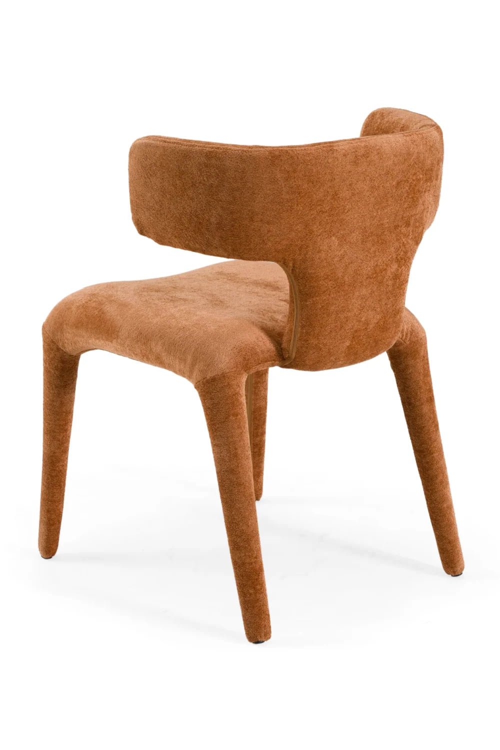 Luxury Rust Modern Dining Chair European Style for Villa