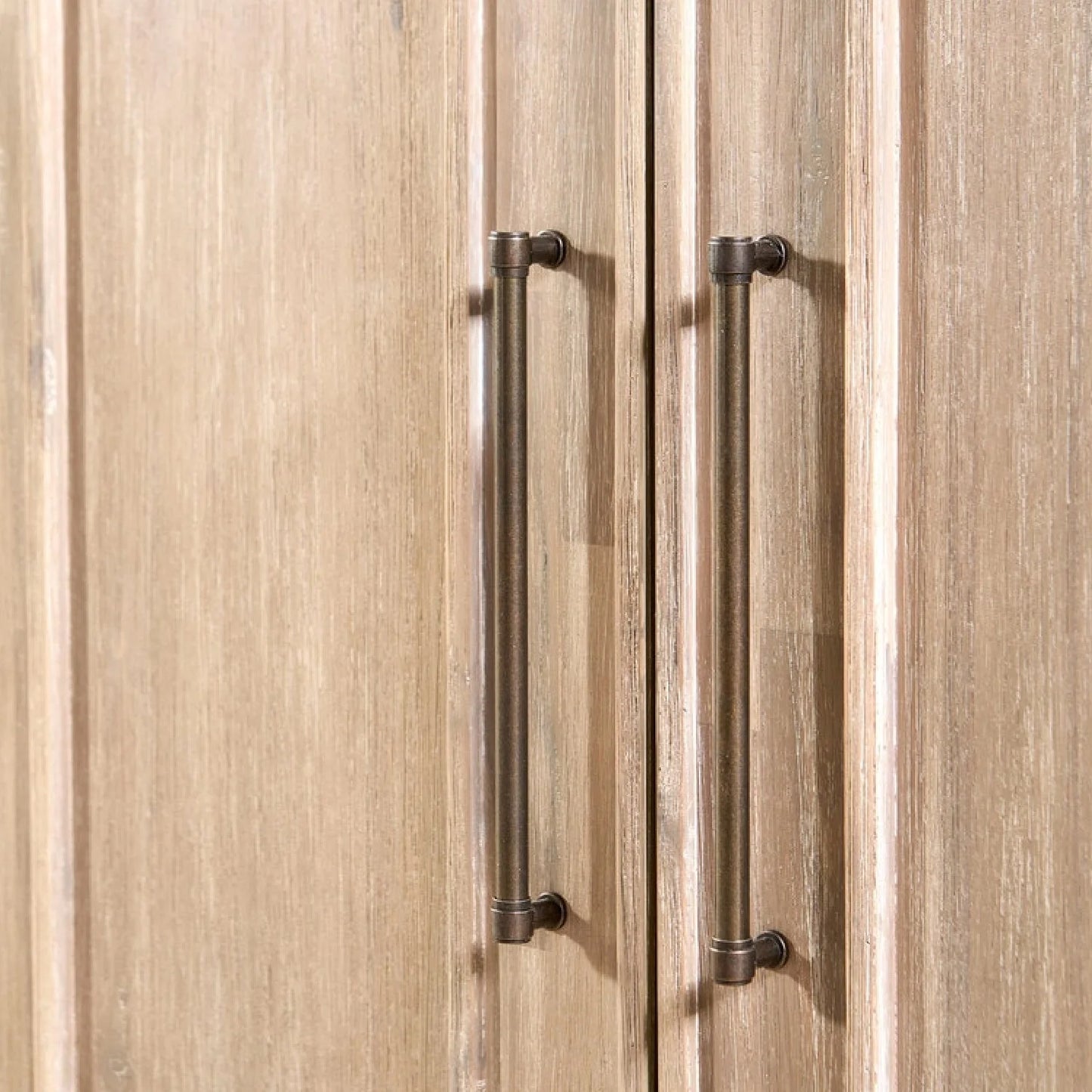 Luxury Rustic Acacia Sideboard European Style for Villa