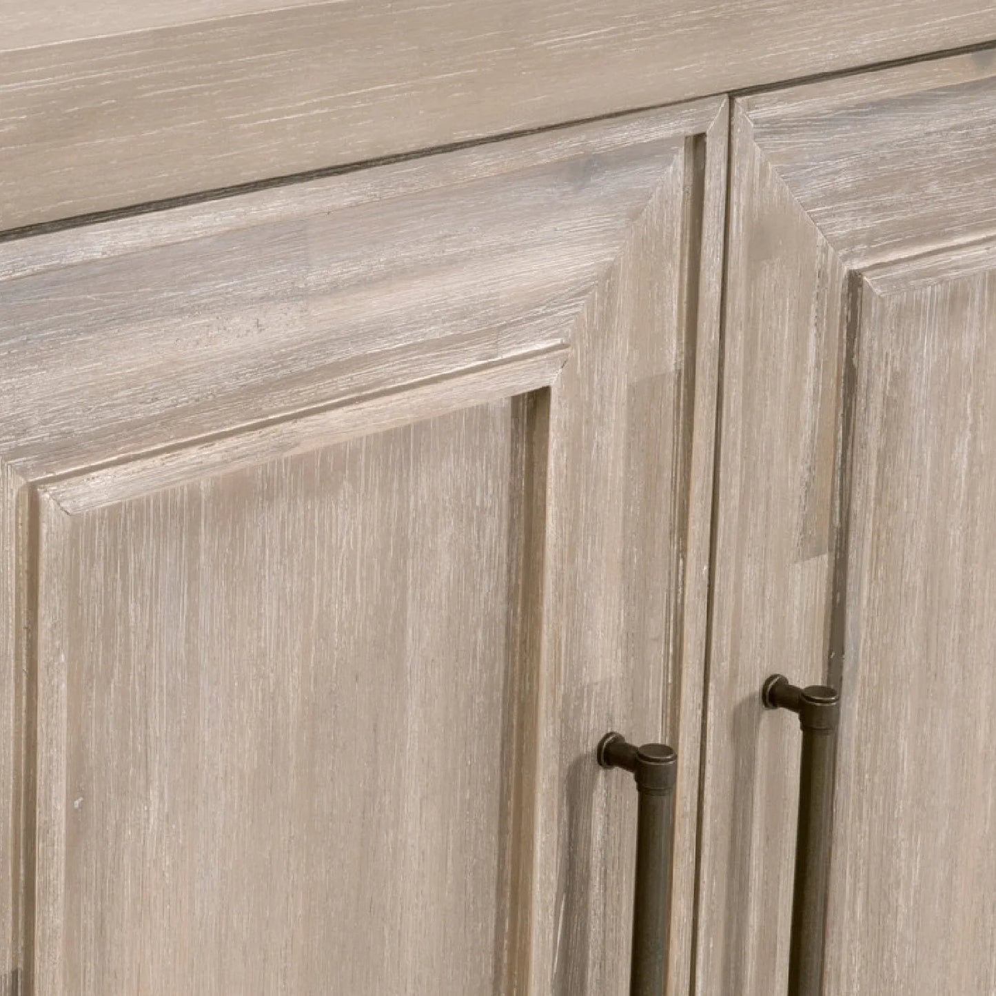 Luxury Rustic Acacia Sideboard European Style for Villa
