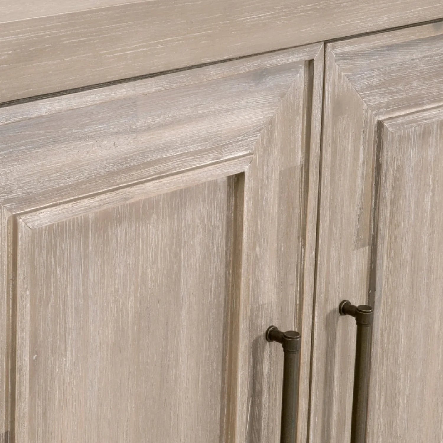 Luxury Rustic Acacia Sideboard European Style for Villa
