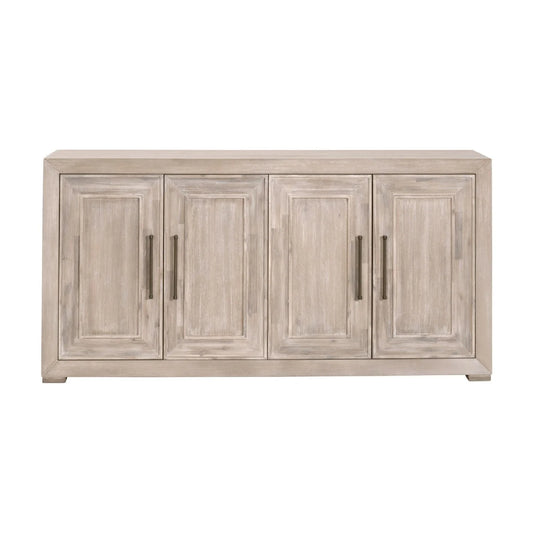 Luxury Rustic Acacia Sideboard European Style for Villa