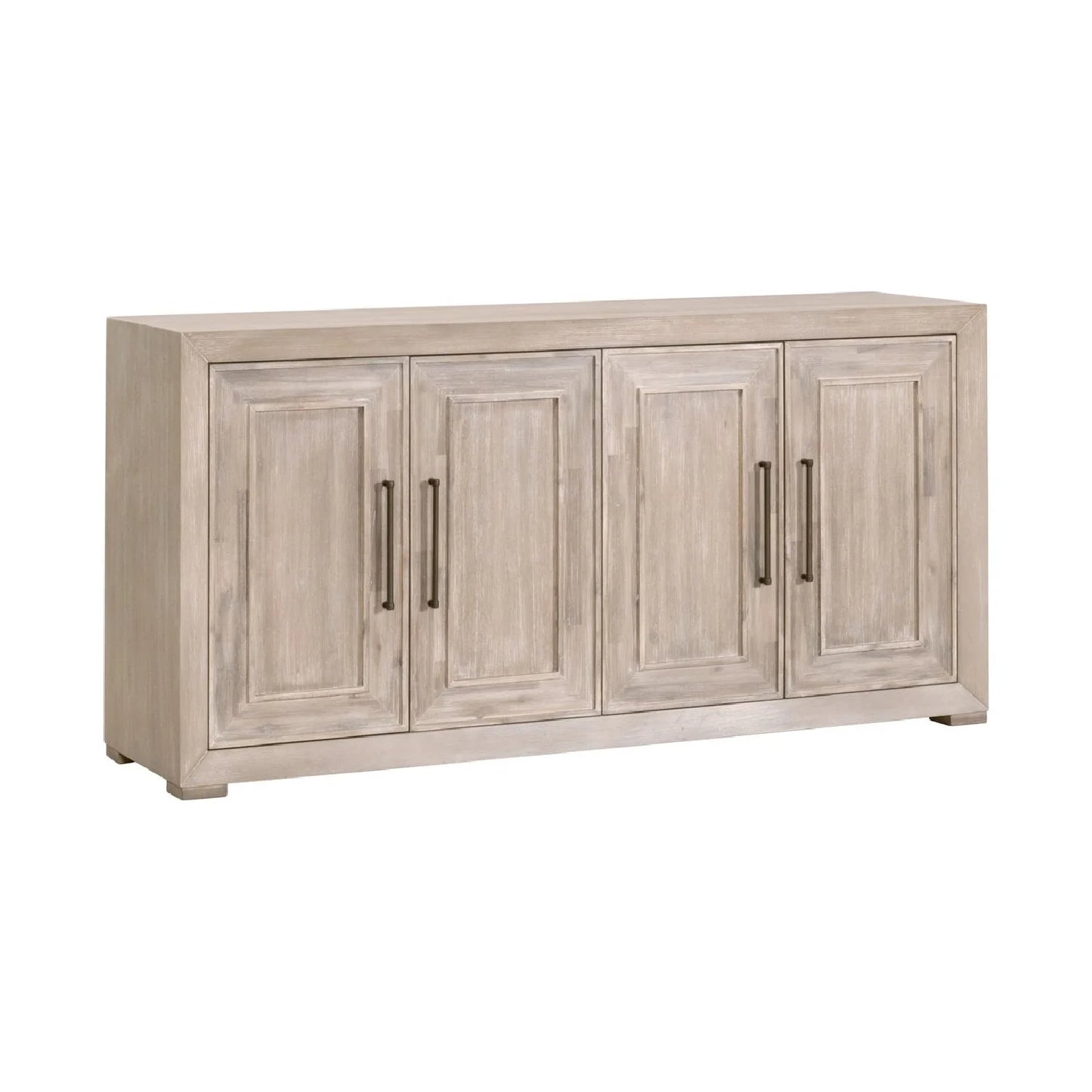 Luxury Rustic Acacia Sideboard European Style for Villa