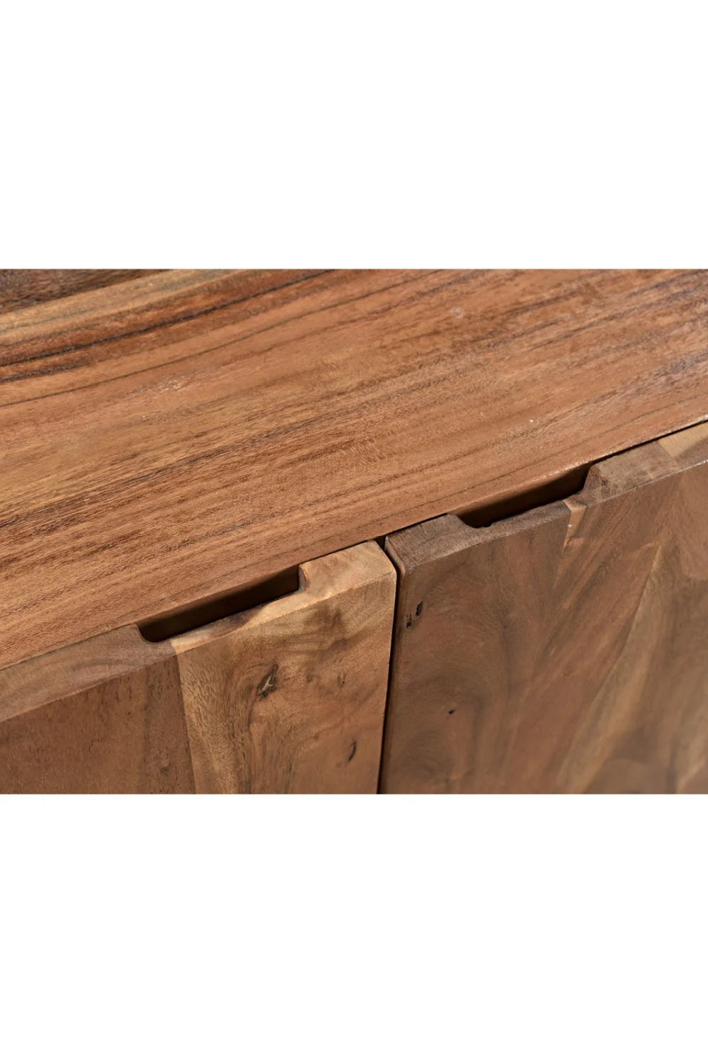 Luxury Rustic Acacia Sideboard European Style for Villa