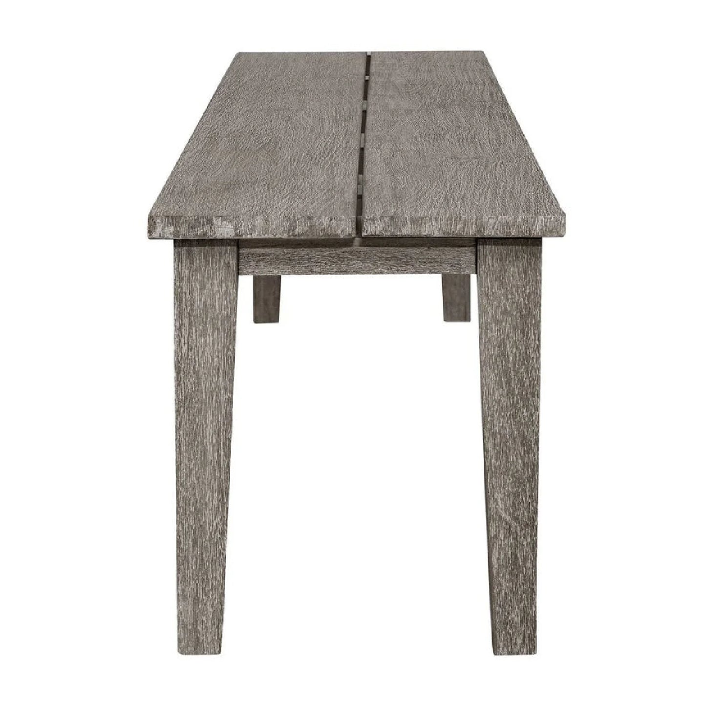 Luxury Rustic Gray Mahogany Bench European Style for Villa