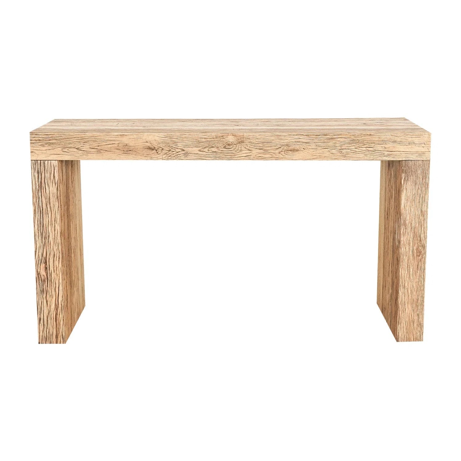 Luxury Rustic Oak Console Table Modern Italian Style for Villa