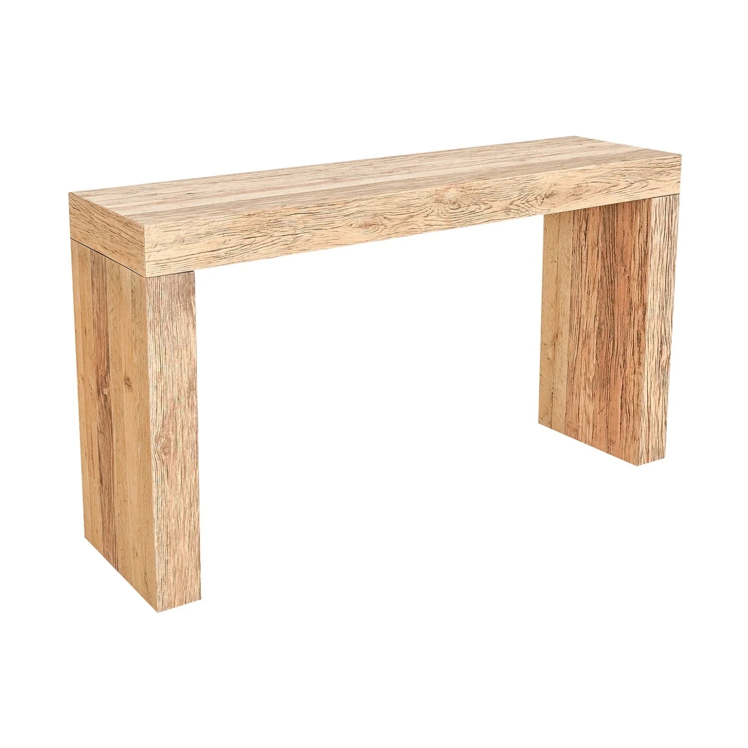 Luxury Rustic Oak Console Table Modern Italian Style for Villa