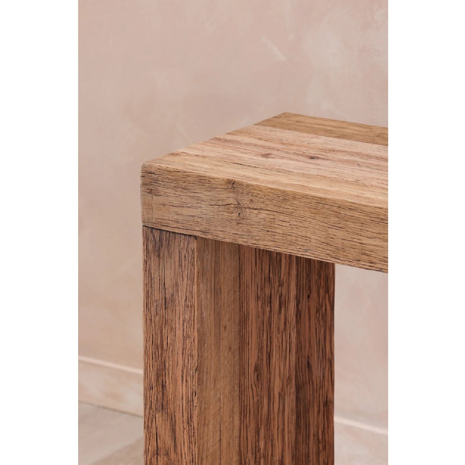 Luxury Rustic Oak Console Table Modern Italian Style for Villa