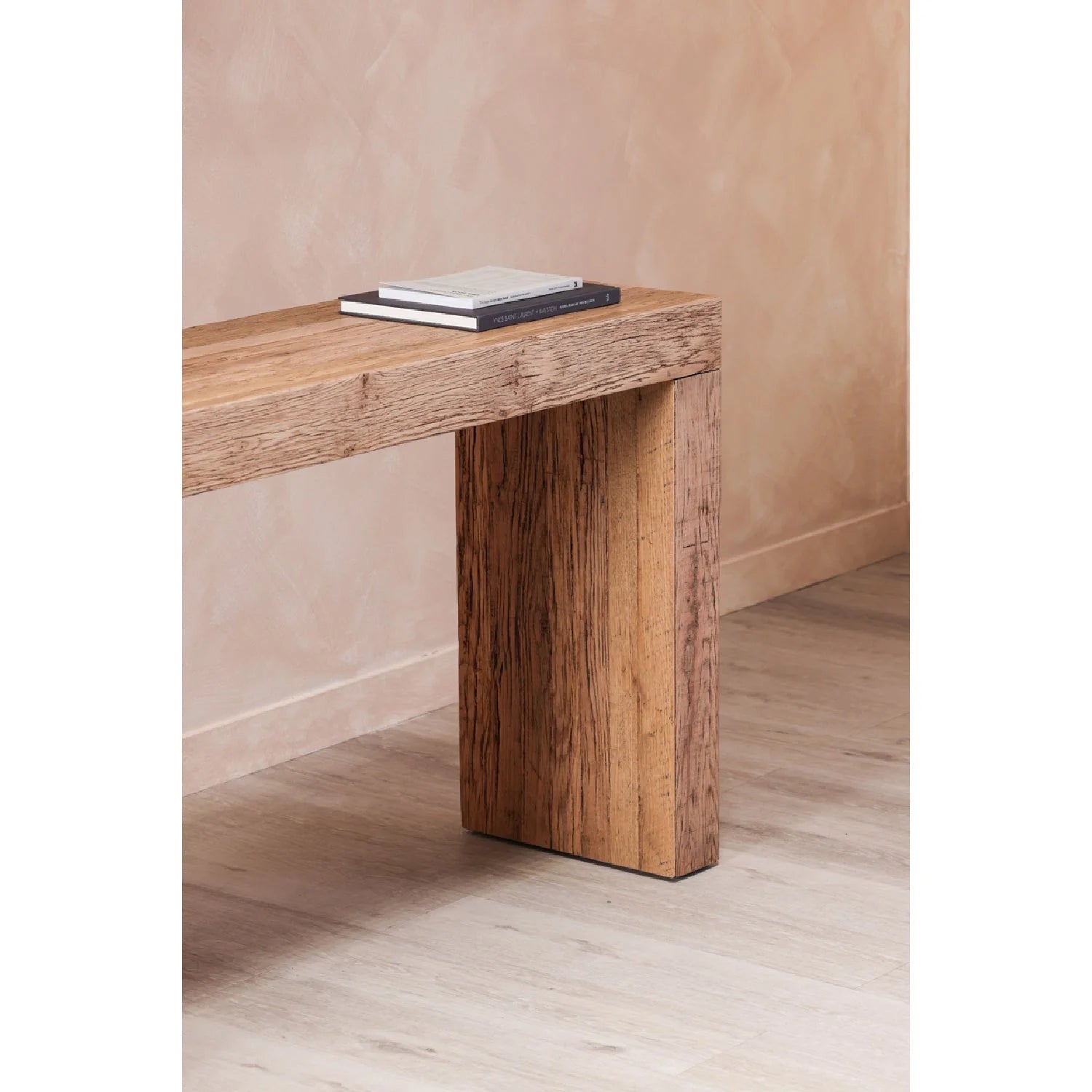 Luxury Rustic Oak Console Table Modern Italian Style for Villa
