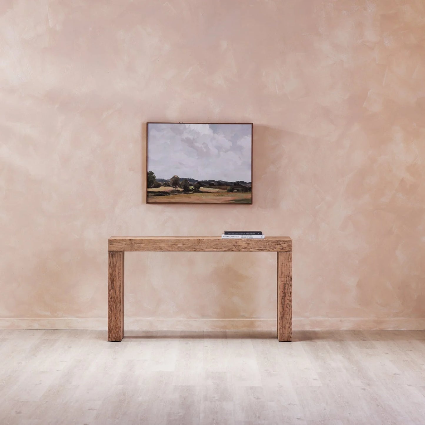 Luxury Rustic Oak Console Table Modern Italian Style for Villa