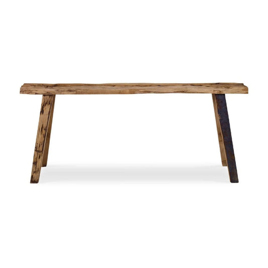 Luxury Rustic Pine Bench European Style for Villa
