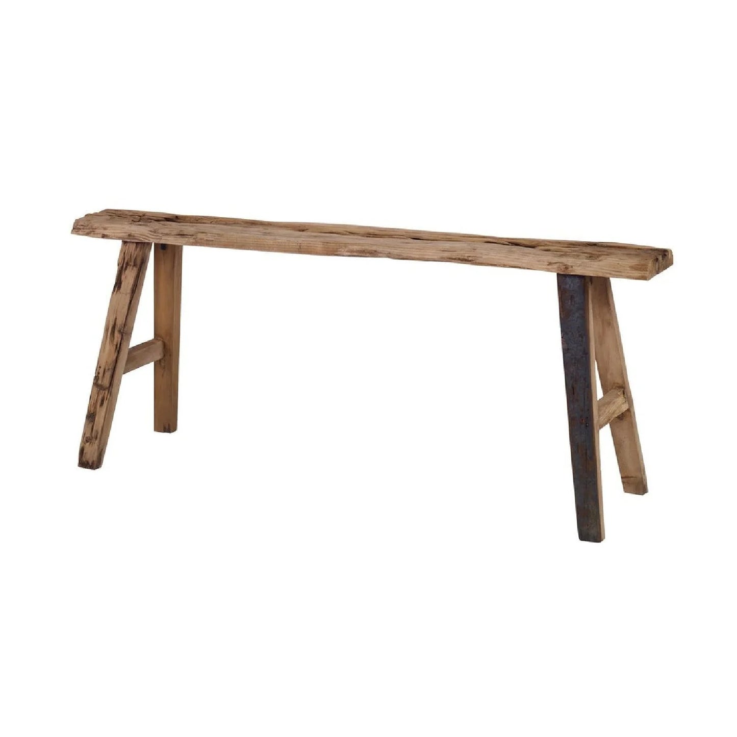 Luxury Rustic Pine Bench European Style for Villa